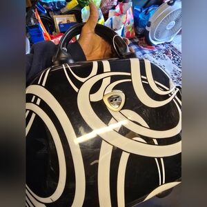 Stylish Black and White Pro Mask Accessory/ Carrier Bag